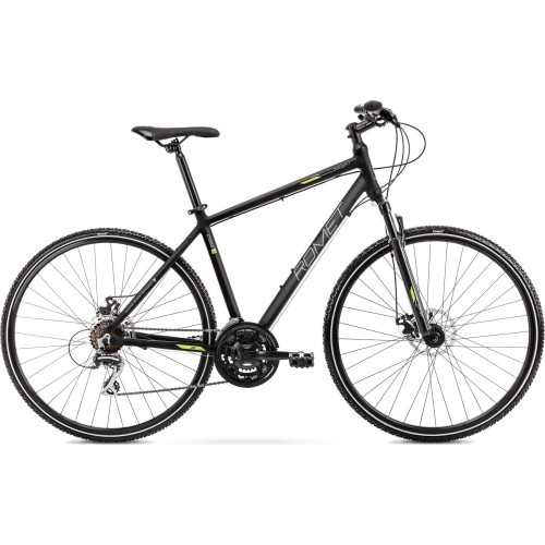 Dviratis Romet Orkan 1 M 2024 czarno-zielony