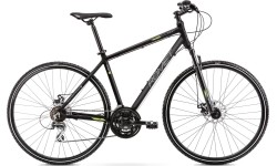 Dviratis Romet Orkan 1 M 2024 czarno-zielony