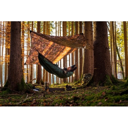 Płachta biwakowa Amazon Traveller Forest, brązowa