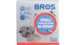 Spirala na komary z ozdobną osłoną Bros