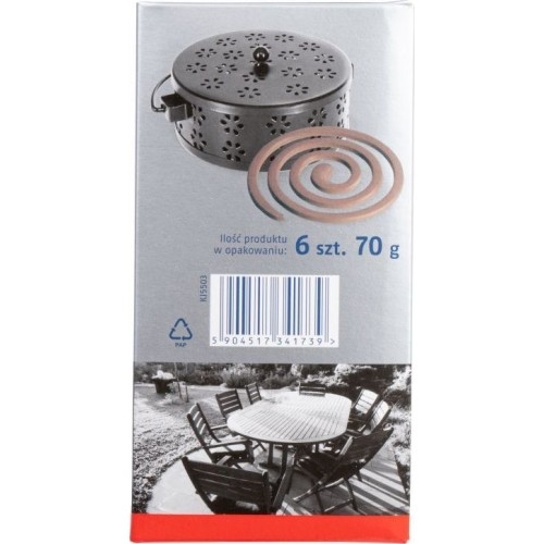 Spirala na komary z ozdobną osłoną Bros