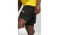 Spodenki piłkarskie Puma TeamGoal 2in1, czarne 658774 03
