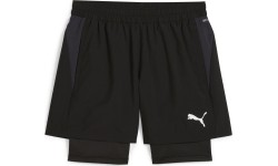 Spodenki piłkarskie Puma TeamGoal 2in1, czarne 658774 03