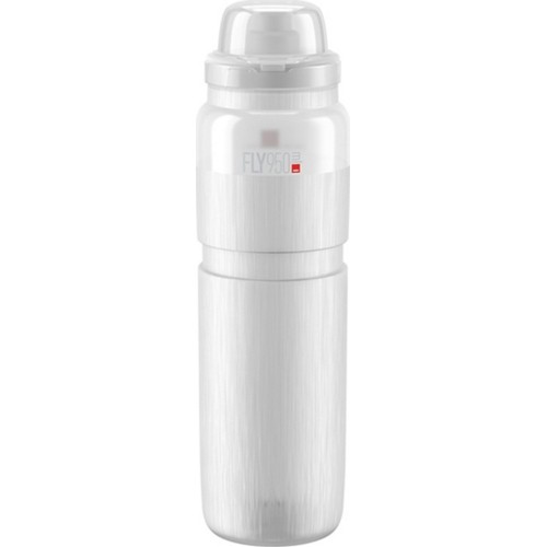 Bidon Elite FLY MTB 950ml (biały/szare logo)