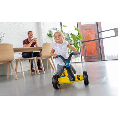Gokart jeździk na pedały małych dla dzieci BERG GO² SparX - Żółty