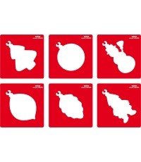 Christmas decorations. Stencils