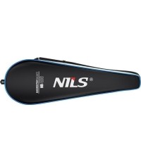 Rakieta do badmintona z pokrowcem Nils NR406, biała