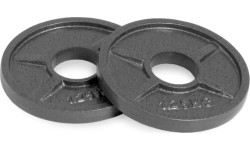 Żelazny zestaw talerzy olimpijskich 1,25 kg
