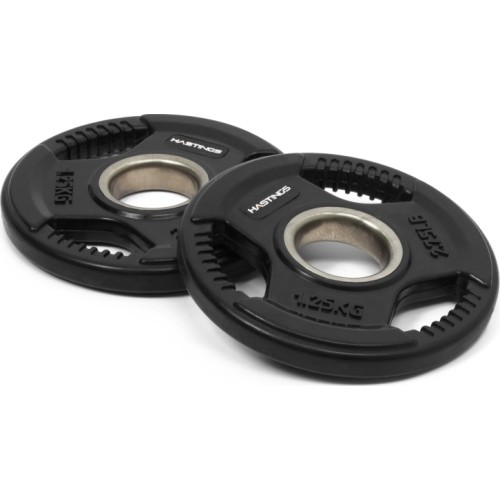 Zestaw gumowanych olimpijskich obciążeń Tri-Grip Hastings 1,25 kg