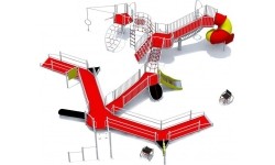 Zestaw integracyjny na plac zabaw dla osób na wózkach inwalidzkich Inter-Play Dragon