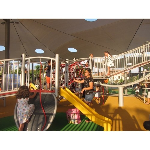 Zestaw integracyjny na plac zabaw dla osób na wózkach inwalidzkich Inter-Play Dragon