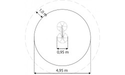 Wiszące koło - karuzela na plac zabaw Inter-Play Buran