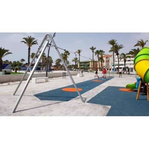 Zjazd linowy z platformą startową Inter-Play Aspen 30 m