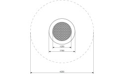 Trampolina gruntowa Inter-Play Rado 175 WP