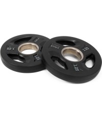 Zestaw gumowych talerzy olimpijskich Pivot Fitness 1,25 kg