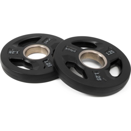 Zestaw obciążeń olimpijskich gumowanych Pivot Fitness 1,25 kg