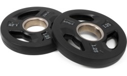 Zestaw gumowych talerzy olimpijskich Pivot Fitness 1,25 kg