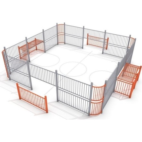 Ogrodzenie boiska do piłki nożnej Inter-Play 1 (7x7 m)