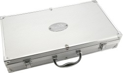 Zestaw narzędzi do grillowania Cattara - 18 elementów, aluminiowa walizka