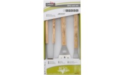 Zestaw narzędzi do grillowania Cattara Wood - 3 szt.