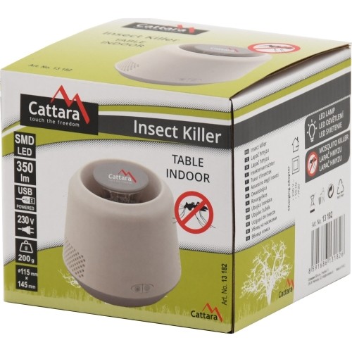 Lampa USB 5V z pułapką na owady na podczerwień Cattara, stołowa wewnętrzna