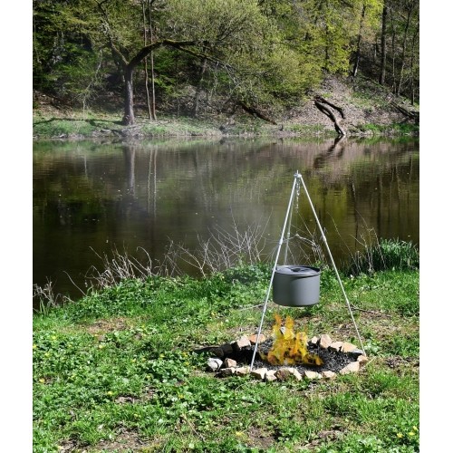 Składany statyw trójnóg do gotowania na otwartym ogniu Cattara - 86 cm