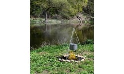 Składany statyw trójnóg do gotowania na otwartym ogniu Cattara - 86 cm