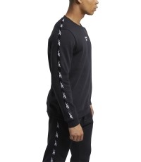 Bluza męska Reebok Te Tape Crew, czarna