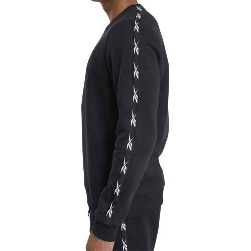 Bluza męska Reebok Te Tape Crew, czarna