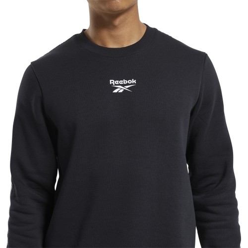 Bluza męska Reebok Te Tape Crew, czarna