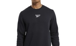 Bluza męska Reebok Te Tape Crew, czarna