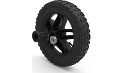 Czarne koło 12,5x2,50-9 do jazdy w każdym terenie