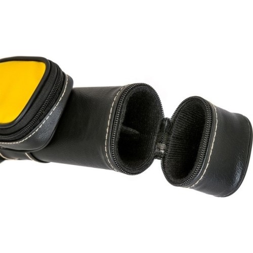Twardy futerał na kije bilardowe, TO11-2, żółto-czarny, 1/1, 85 cm