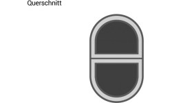 Twardy futerał na kije bilardowe, TO11-2, żółto-czarny, 1/1, 85 cm
