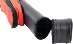 Twardy futerał na kije bilardowe, TO11-2, czerwono-czarny, 1/1, 85 cm