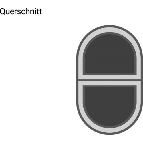 Twardy futerał na kije bilardowe, TO11-2, czerwono-czarny, 1/1, 85 cm