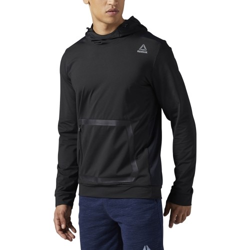 Reebok Džemperis Hexawarm Pullover Hoodie Black