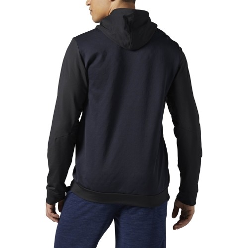 Reebok Džemperis Hexawarm Pullover Hoodie Black