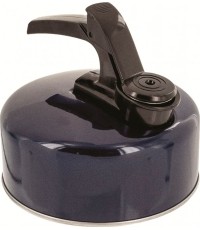 Czajnik turystyczny kempingowy z gwizdkiem - 1 l, aluminium