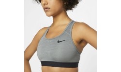 Damski biustonosz sportowy Nike Swoosh Band, szary BV3900 084