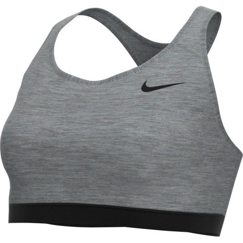 Damski biustonosz sportowy Nike Swoosh Band, szary BV3900 084