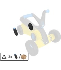 Osłona tylnego koła Berg Go² Sparx Yellow