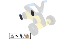 Osłona tylnego koła Berg Go² Sparx Yellow