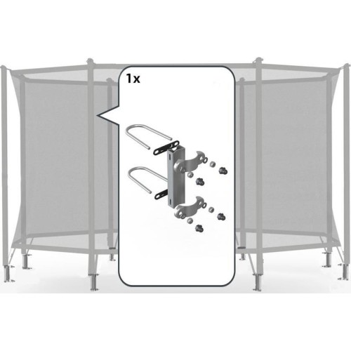 Mocowania siatki ochronnej Berg Comfort, do 1 rurki, 95 mm