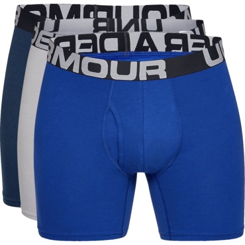 Męskie bokserki Under Armour Charged Cotton 6in - 3-Pack