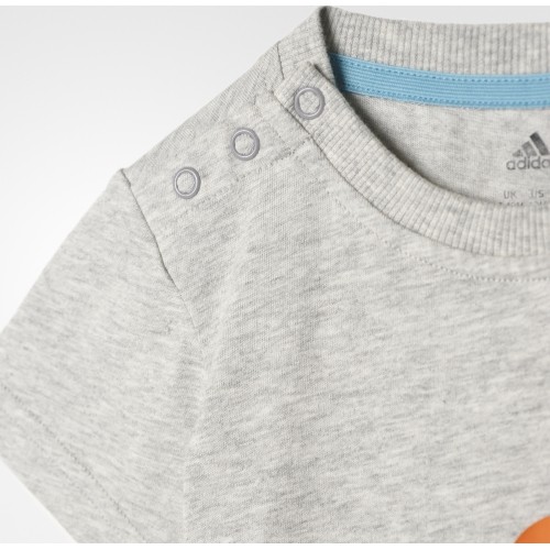 Dres dziecięcy Adidas INF DY HANKSSET Grey AY6034