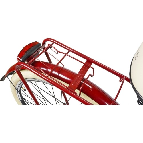 Dviratis AZIMUT Vintage 26" 3-biegowy 2023 bordowo-kremowy błyszczący