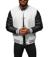 J.Style Odinė Striukė Vyrams Black White 11Z8068