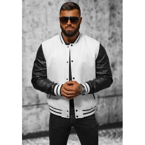 J.Style Odinė Striukė Vyrams Black White 11Z8068