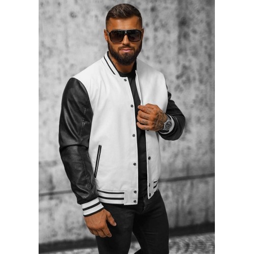 J.Style Odinė Striukė Vyrams Black White 11Z8068